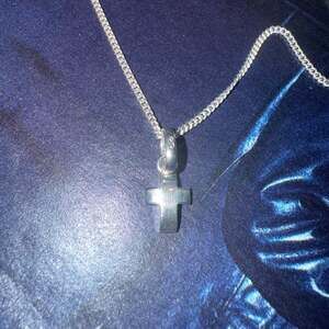 Links of London Silver Cross Necklace 16 In